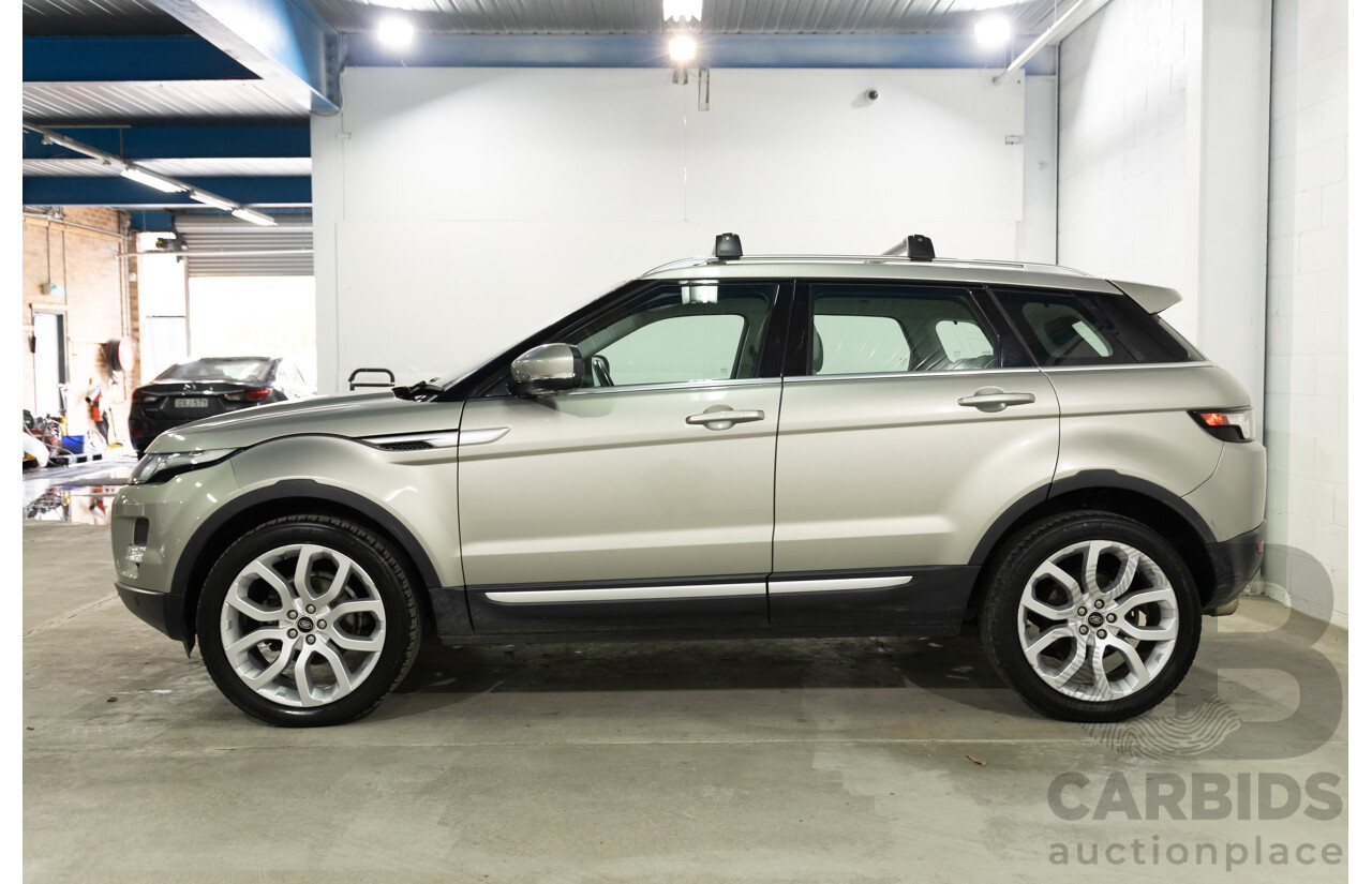 2/2013 Range Rover Evoque SD4 Prestige LV MY13 5d Wagon Ipanema Sand Metallic Turbo Diesel 2.2L