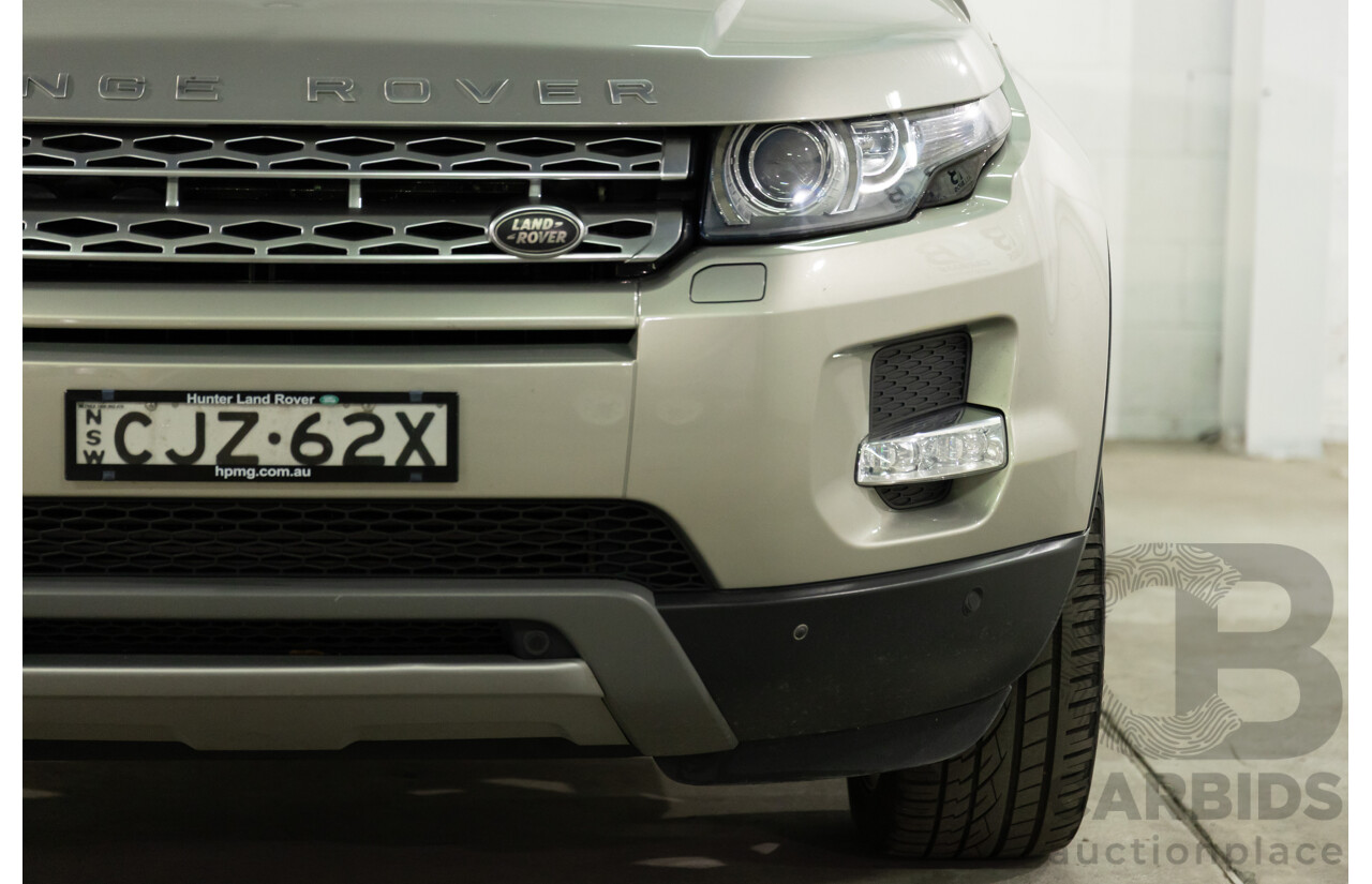 2/2013 Range Rover Evoque SD4 Prestige LV MY13 5d Wagon Ipanema Sand Metallic Turbo Diesel 2.2L
