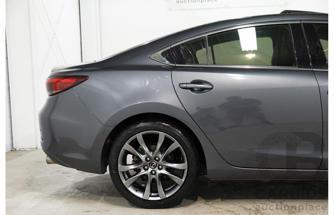 04/2016 Mazda Mazda6 GT (FWD) 6C MY15 4d Sedan Meteor Grey Metallic 2.5L