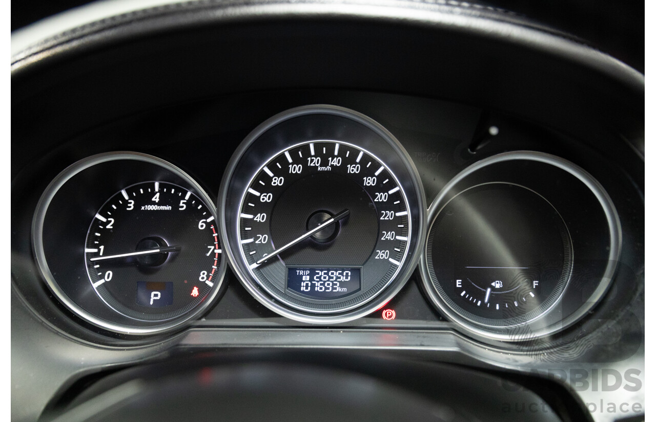 04/2016 Mazda Mazda6 GT (FWD) 6C MY15 4d Sedan Meteor Grey Metallic 2.5L