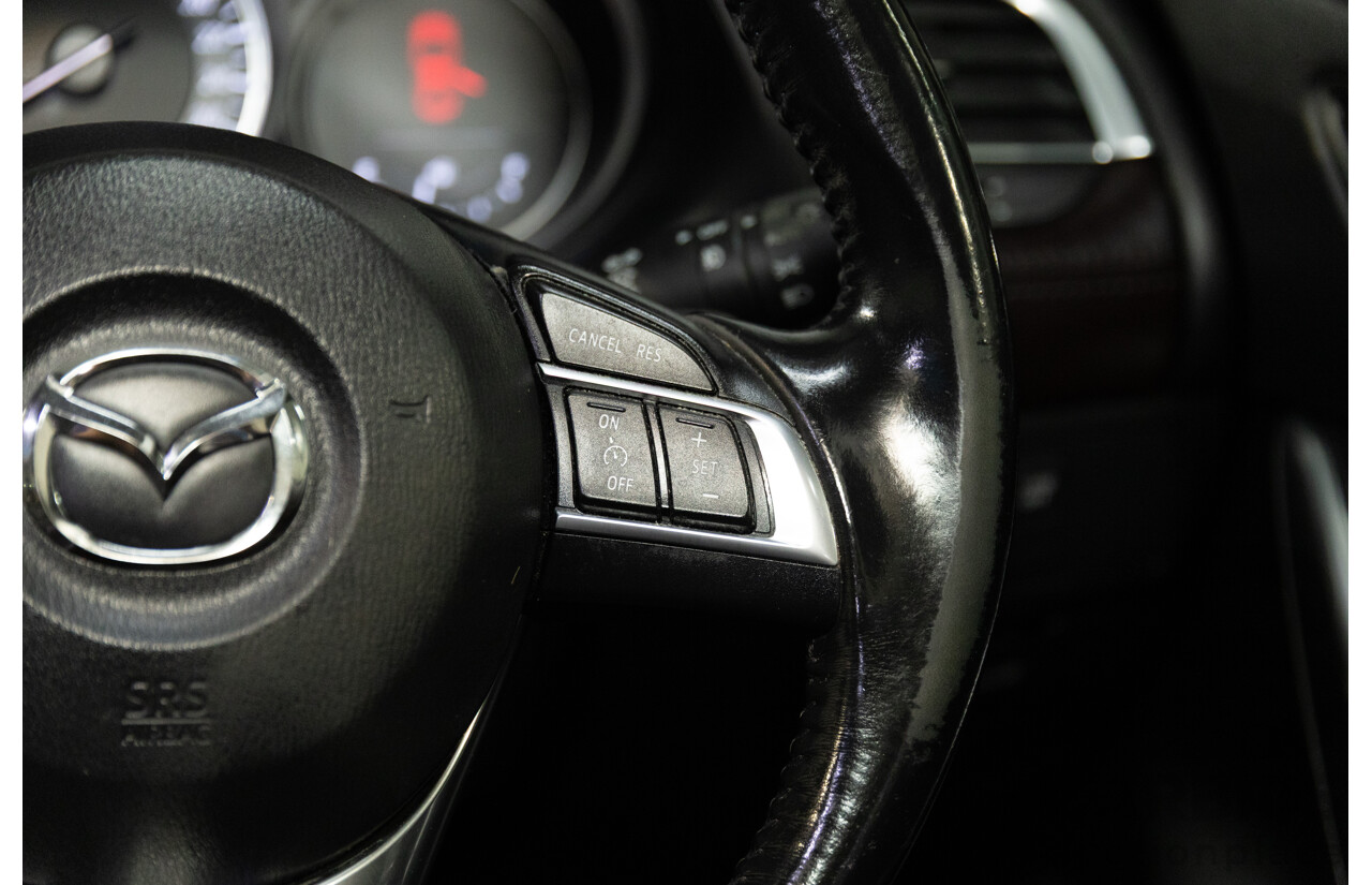 04/2016 Mazda Mazda6 GT (FWD) 6C MY15 4d Sedan Meteor Grey Metallic 2.5L