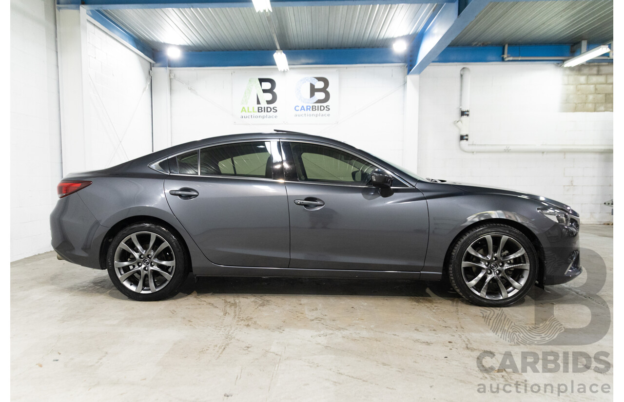04/2016 Mazda Mazda6 GT (FWD) 6C MY15 4d Sedan Meteor Grey Metallic 2.5L