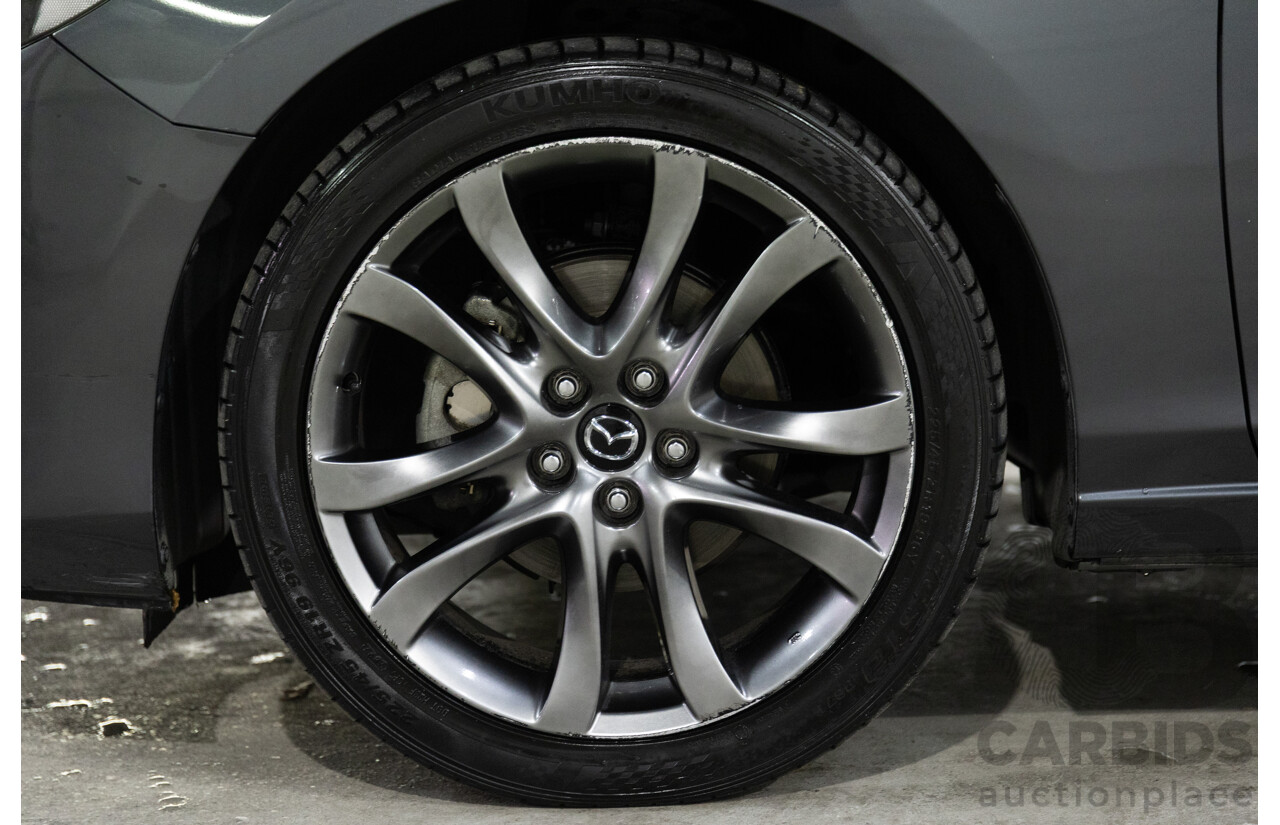 04/2016 Mazda Mazda6 GT (FWD) 6C MY15 4d Sedan Meteor Grey Metallic 2.5L