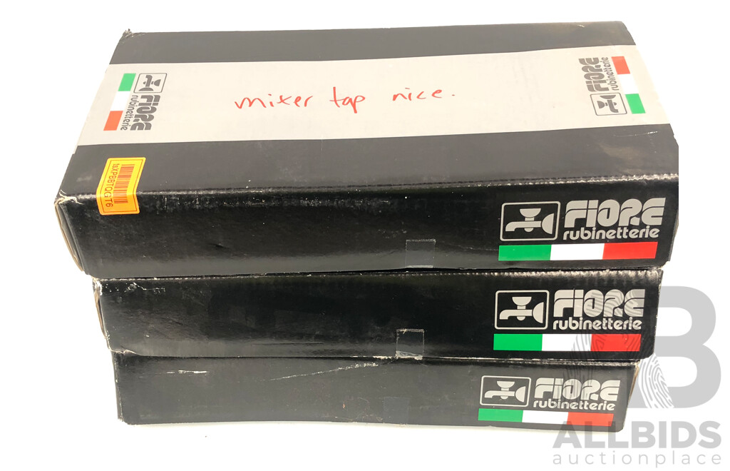 Asti Fiore Rubinetterie Kyma Basin Mixer Sets - Lot of Three - New