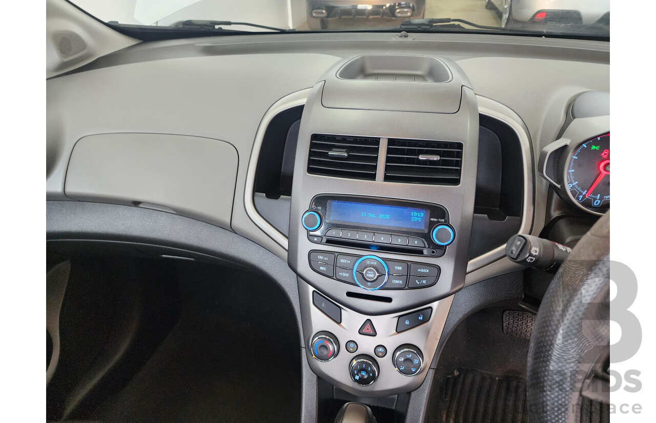 4/2013 Holden Barina CD TM MY13 5d Hatchback White 1.6L