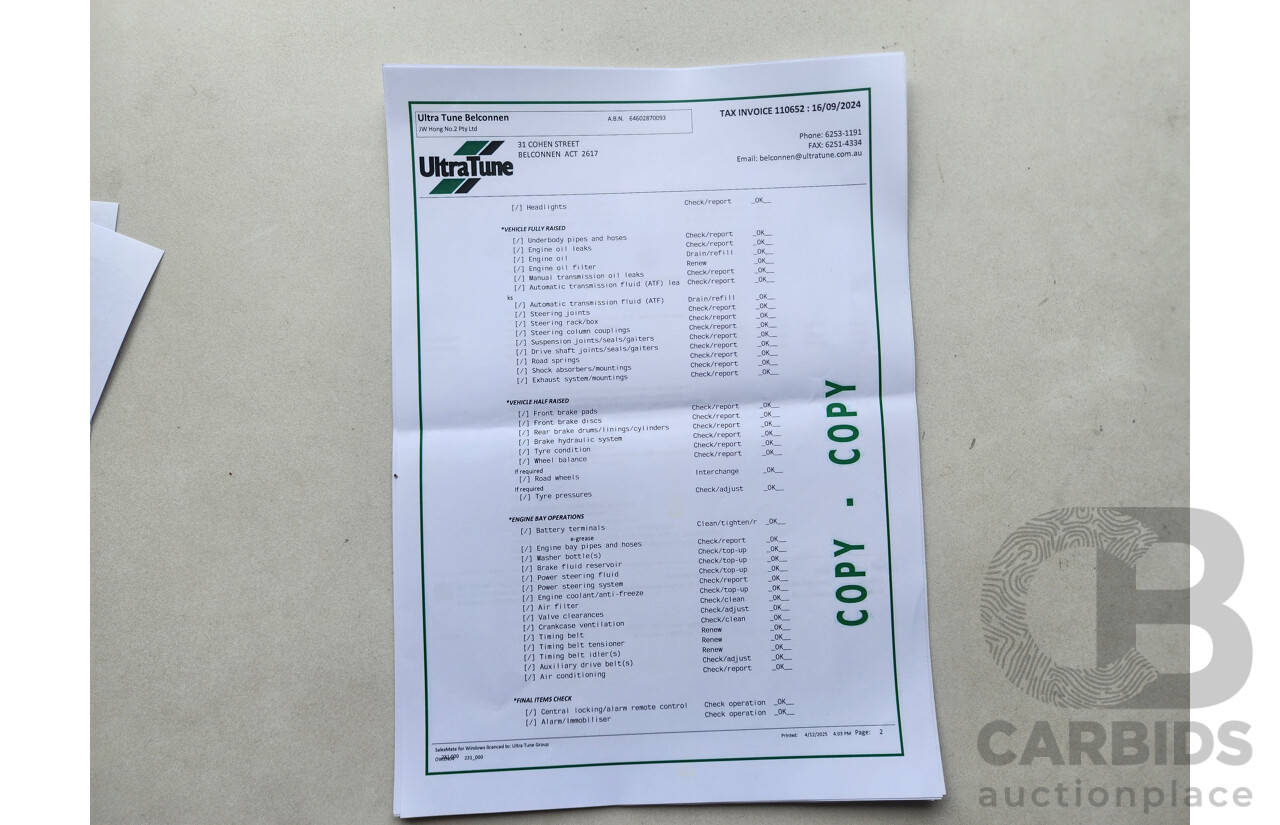 4/2013 Holden Barina CD TM MY13 5d Hatchback White 1.6L