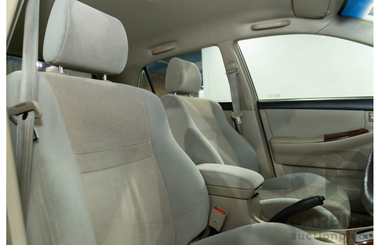 11/2002 Toyota Corolla Ultima Seca ZZE122R 5d Hatchback Silver Glaze Metallic 1.8L