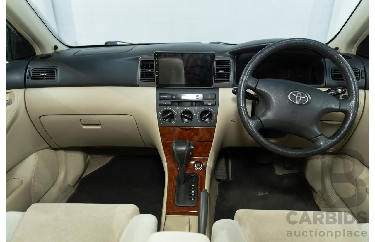 11/2002 Toyota Corolla Ultima Seca ZZE122R 5d Hatchback Silver Glaze Metallic 1.8L