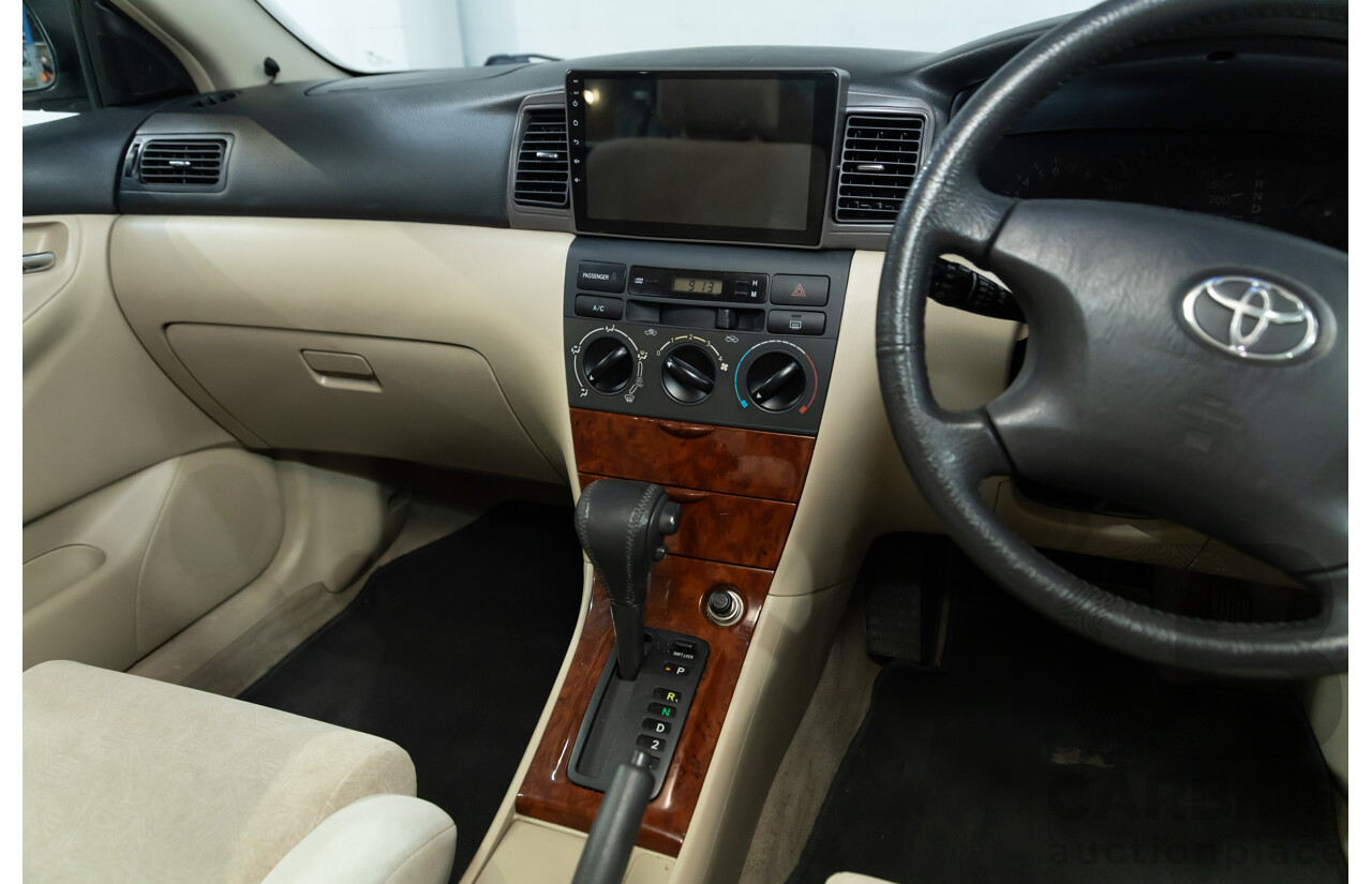 11/2002 Toyota Corolla Ultima Seca ZZE122R 5d Hatchback Silver Glaze Metallic 1.8L