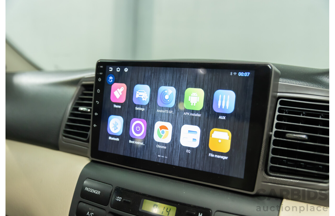 11/2002 Toyota Corolla Ultima Seca ZZE122R 5d Hatchback Silver Glaze Metallic 1.8L