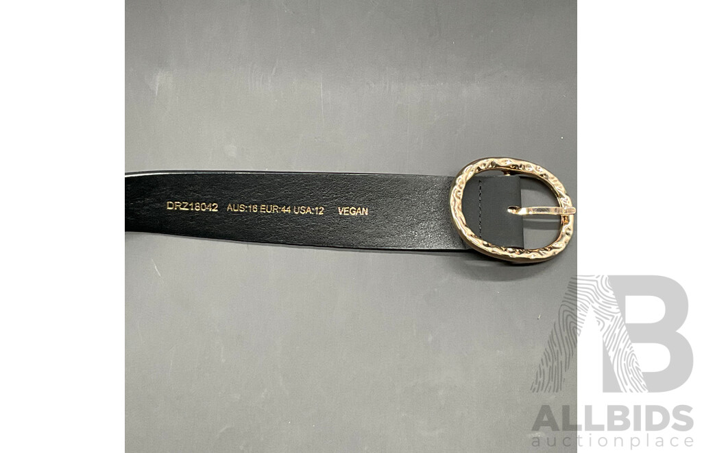 Collection of Fashion Accessories, Including Black Michael Kors Wallet, LIEBESKIND of Berlin Travel Set, DAVID LAWRENCE and SABA Belt and More - Lot of 8