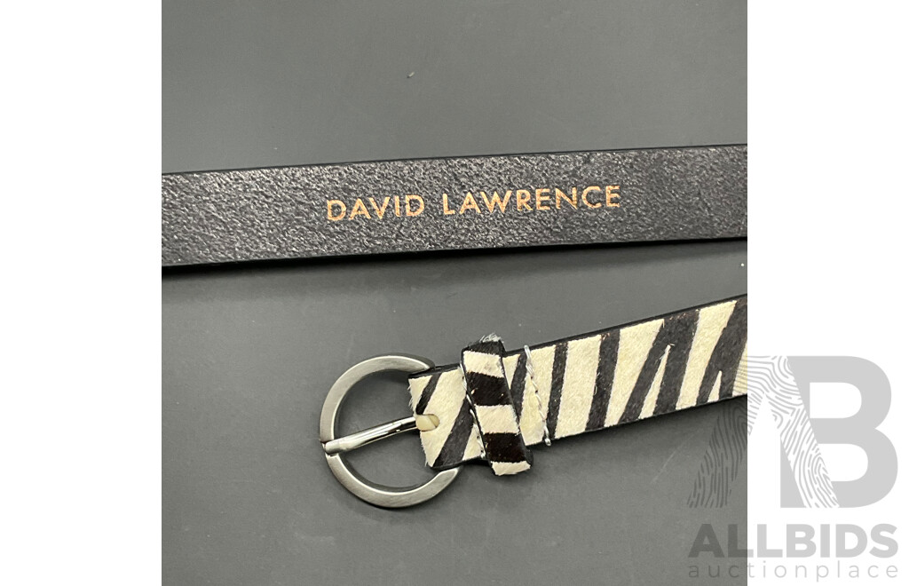 Collection of Fashion Accessories, Including Black Michael Kors Wallet, LIEBESKIND of Berlin Travel Set, DAVID LAWRENCE and SABA Belt and More - Lot of 8