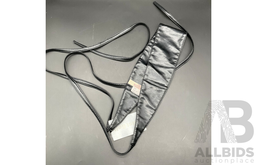 Collection of Fashion Accessories, Including Black Michael Kors Wallet, LIEBESKIND of Berlin Travel Set, DAVID LAWRENCE and SABA Belt and More - Lot of 8