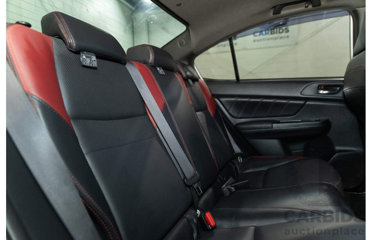 02/2015 Subaru WRX STi Premium (AWD) MY15 4d Sedan Crystal White Turbo 2.5L