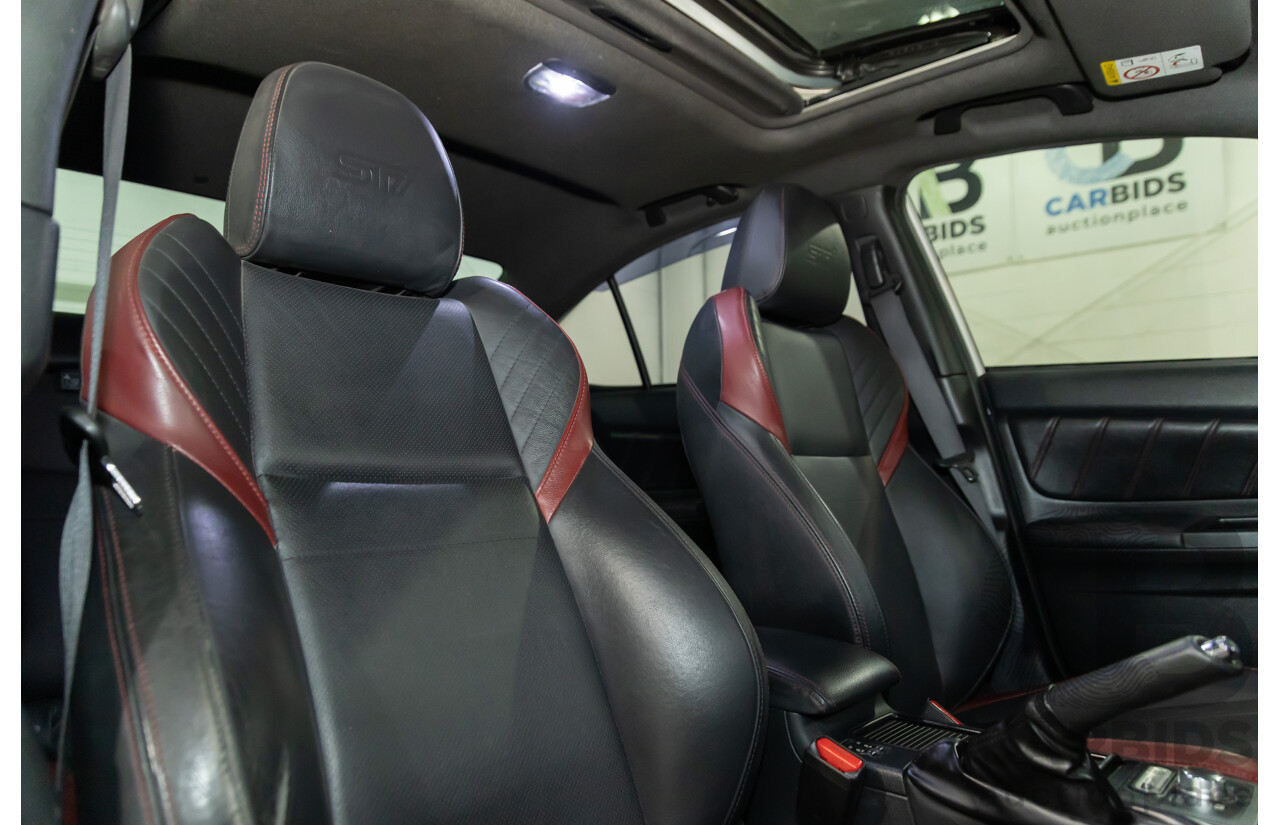 02/2015 Subaru WRX STi Premium (AWD) MY15 4d Sedan Crystal White Turbo 2.5L