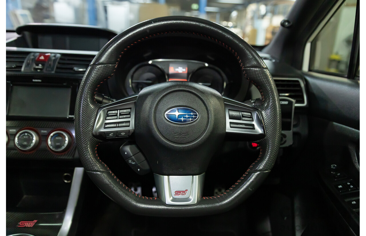 02/2015 Subaru WRX STi Premium (AWD) MY15 4d Sedan Crystal White Turbo 2.5L