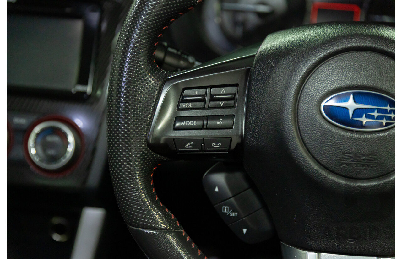 02/2015 Subaru WRX STi Premium (AWD) MY15 4d Sedan Crystal White Turbo 2.5L