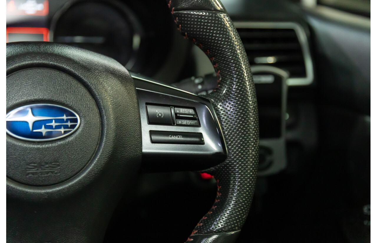 02/2015 Subaru WRX STi Premium (AWD) MY15 4d Sedan Crystal White Turbo 2.5L