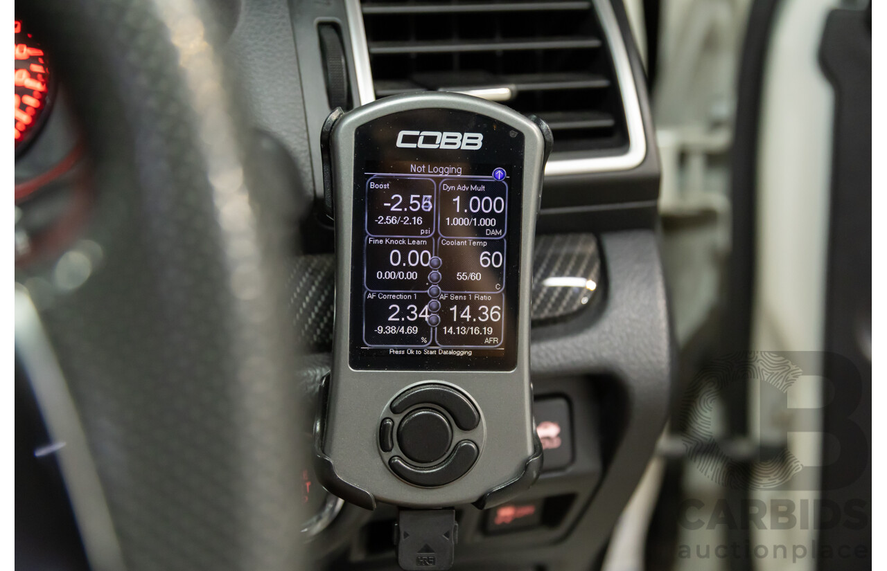 02/2015 Subaru WRX STi Premium (AWD) MY15 4d Sedan Crystal White Turbo 2.5L