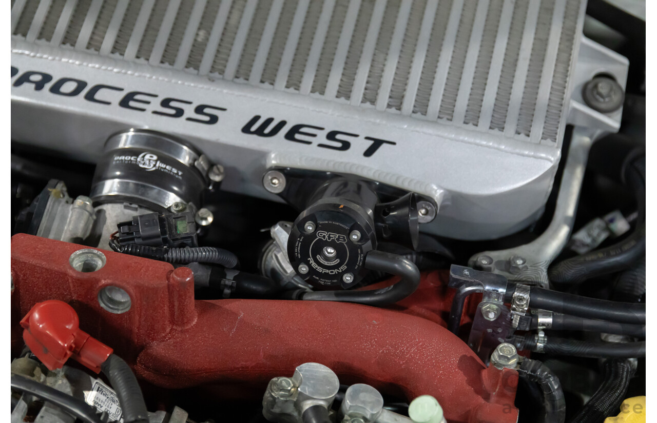 02/2015 Subaru WRX STi Premium (AWD) MY15 4d Sedan Crystal White Turbo 2.5L