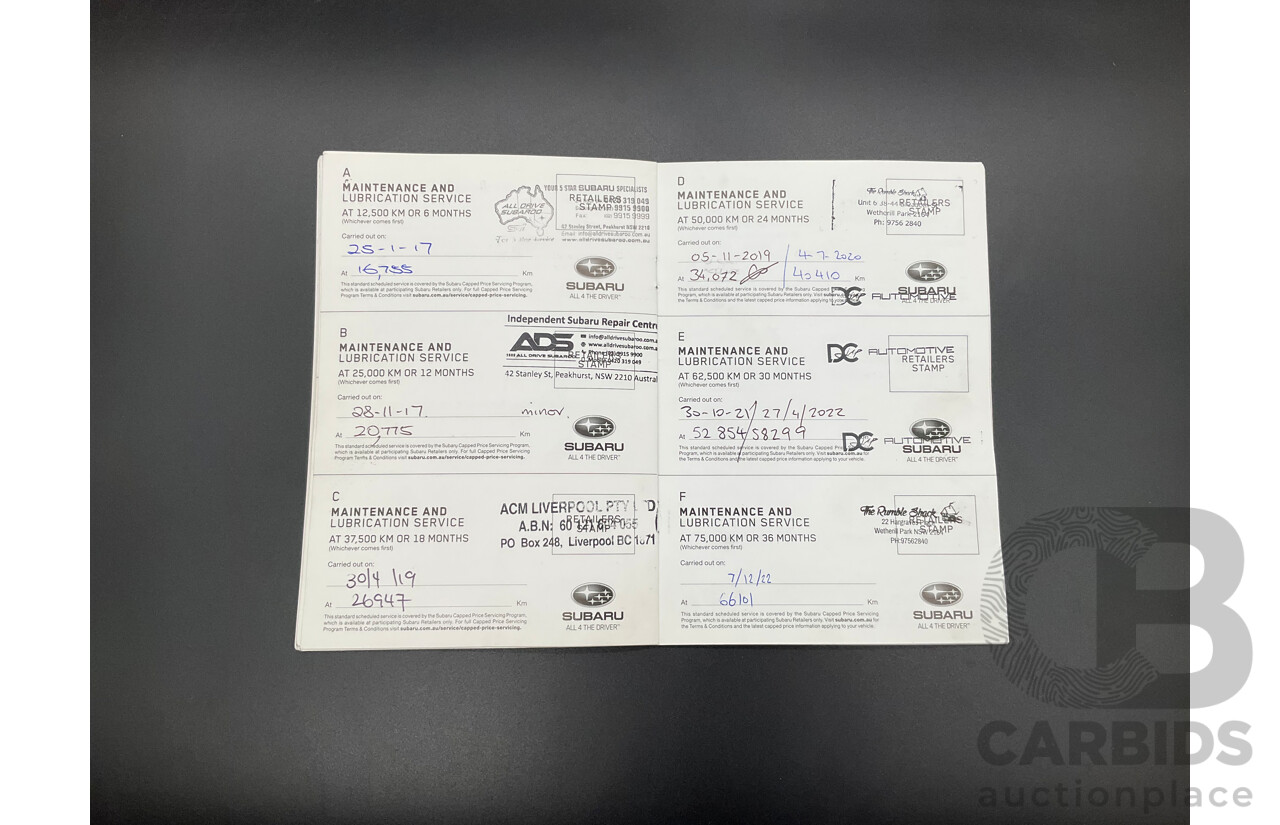 02/2015 Subaru WRX STi Premium (AWD) MY15 4d Sedan Crystal White Turbo 2.5L