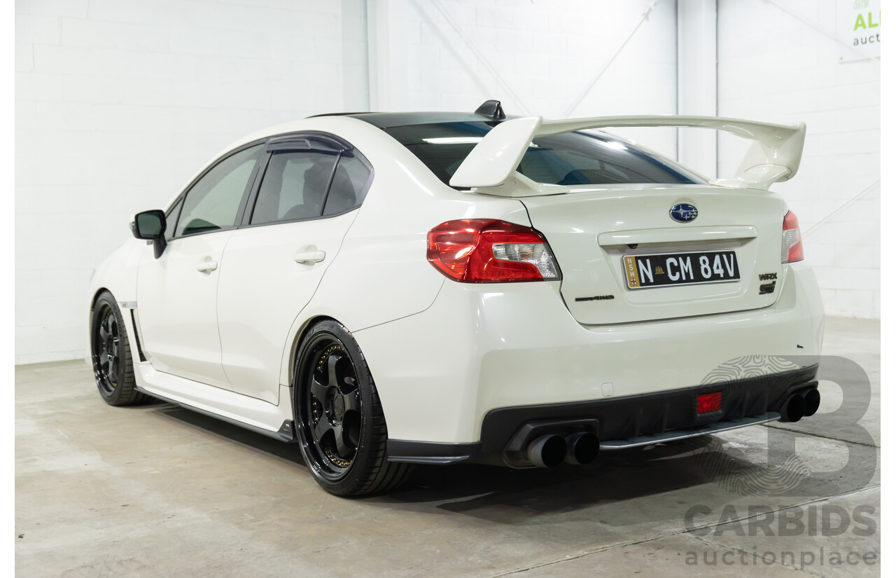 02/2015 Subaru WRX STi Premium (AWD) MY15 4d Sedan Crystal White Turbo 2.5L