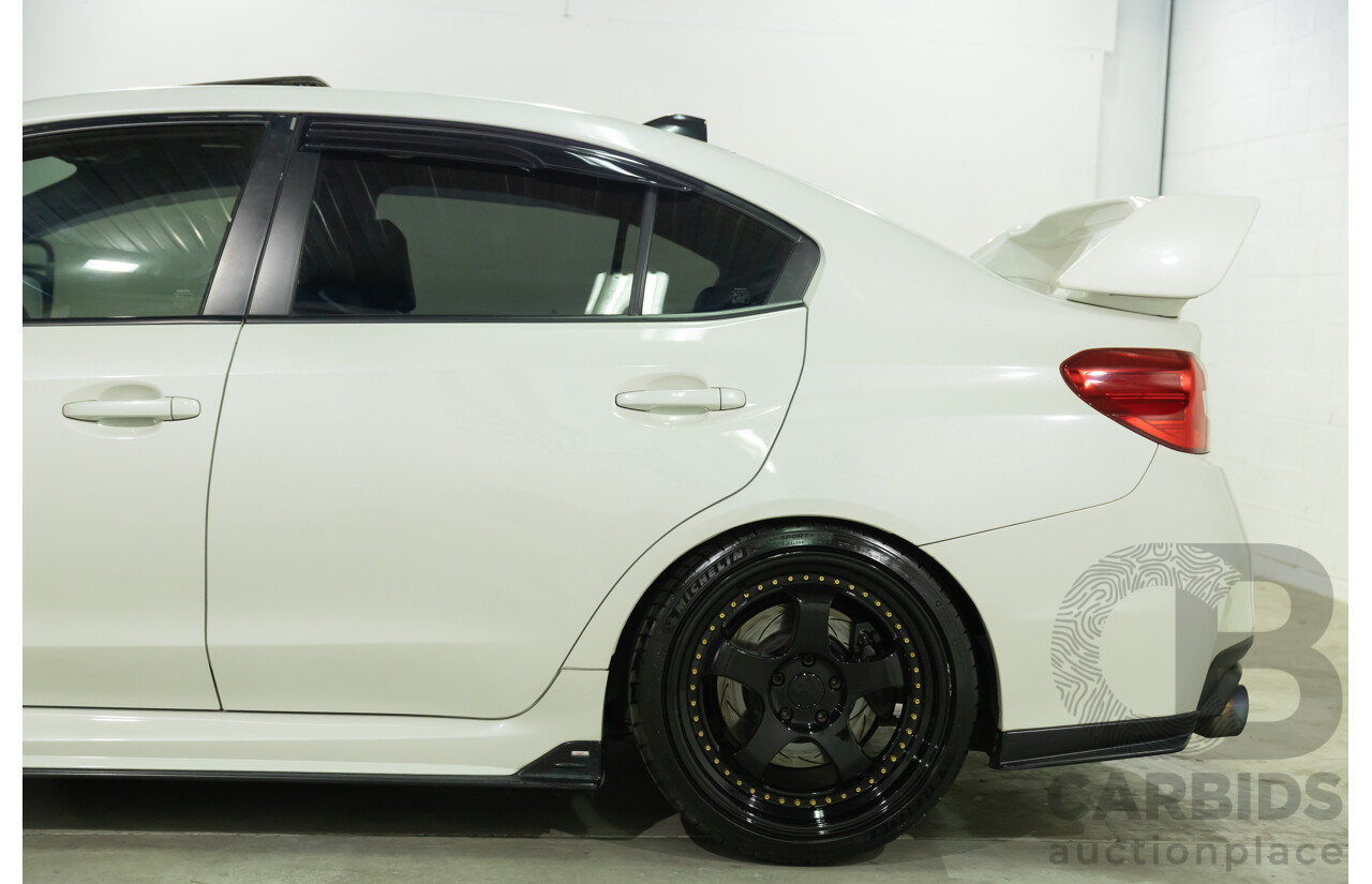 02/2015 Subaru WRX STi Premium (AWD) MY15 4d Sedan Crystal White Turbo 2.5L