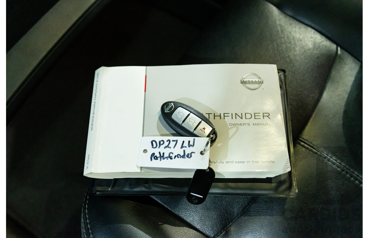 6/2015 Nissan Pathfinder ST-L Hybrid (4x4) R52 MY15 4d Wagon Ivory Pearl Supercharged 2.5L - 15kW Hybrid - 7 Seater