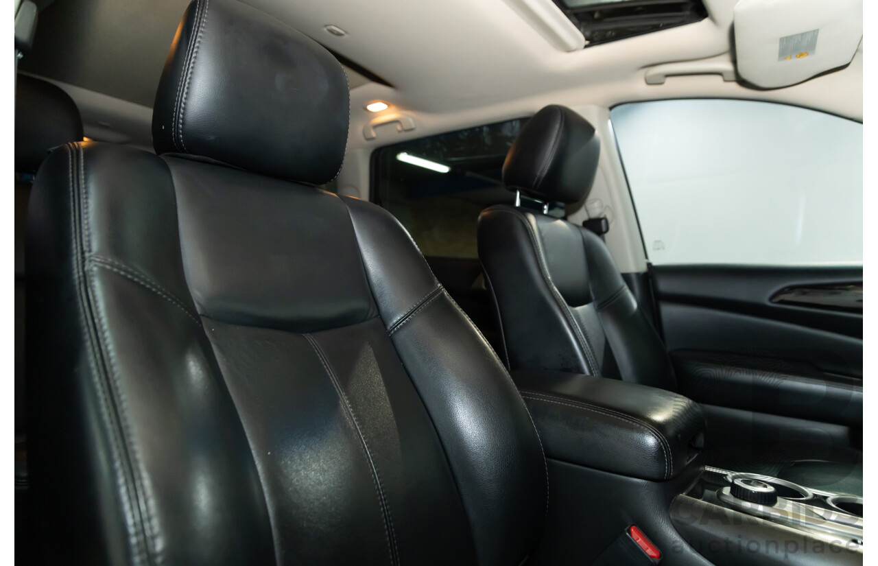 6/2015 Nissan Pathfinder ST-L Hybrid (4x4) R52 MY15 4d Wagon Ivory Pearl Supercharged 2.5L - 15kW Hybrid - 7 Seater