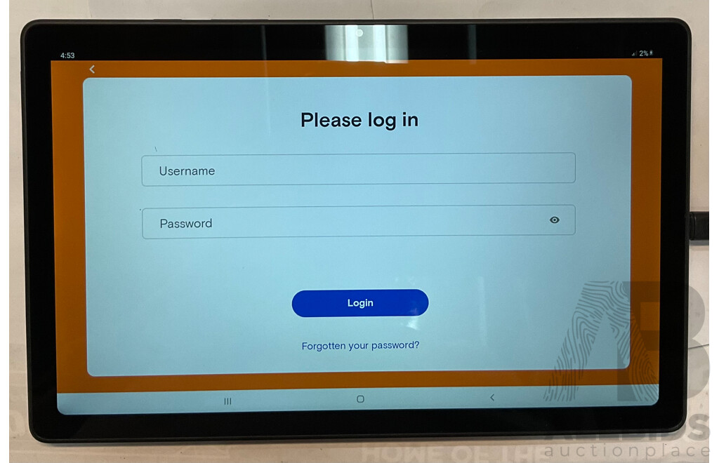 Menulog Orderpad (Samsung Tab A7 Tablet) with Case