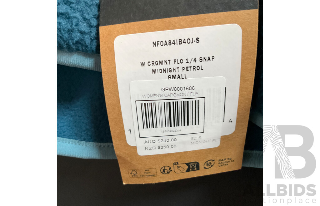 the NORTH FACE Women's Cragmont Fleece 1/4 Snap (size S)