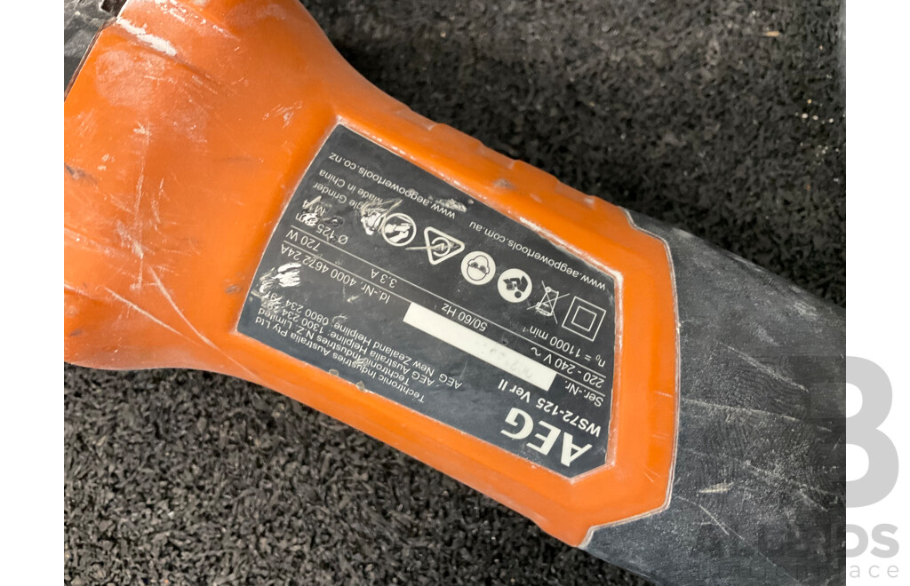 AEG Corded Angle Grinder - Lot of 2