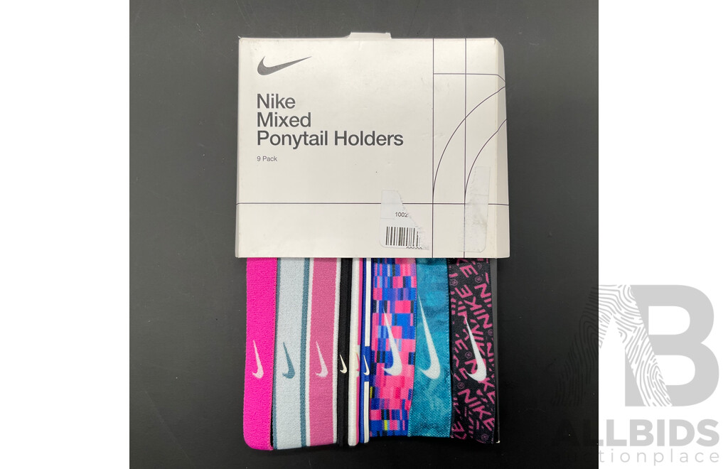 Assorted Nike Headbands and Ponytail Holders