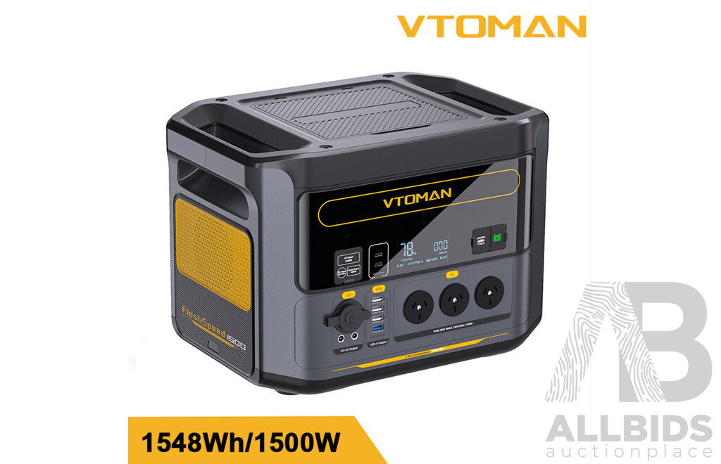 VTOMAN FlashSpeed 1500 Portable Power Station