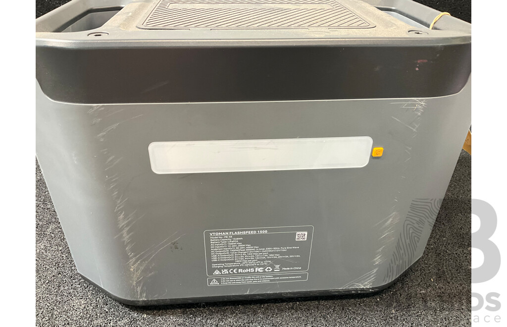 VTOMAN FlashSpeed 1500 Portable Power Station