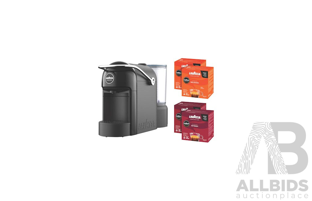 LAVAZZA Jolie Evo Capsule Coffe Machine with Bonus 64 Capsules