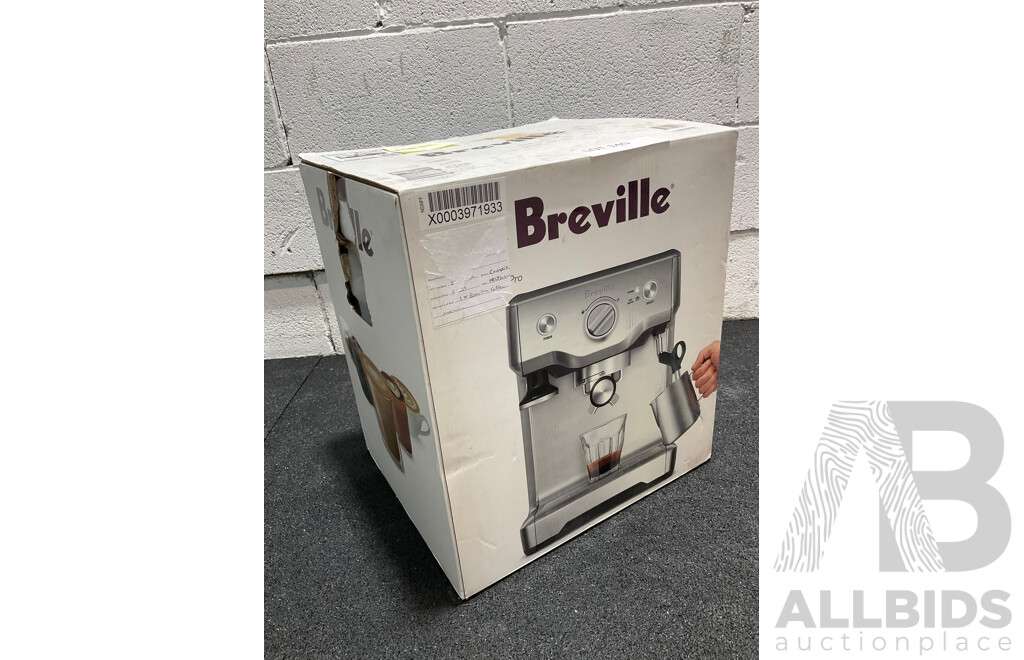 BREVILLE the Duo-Temp Pro Coffee Machine (BES810BSS)