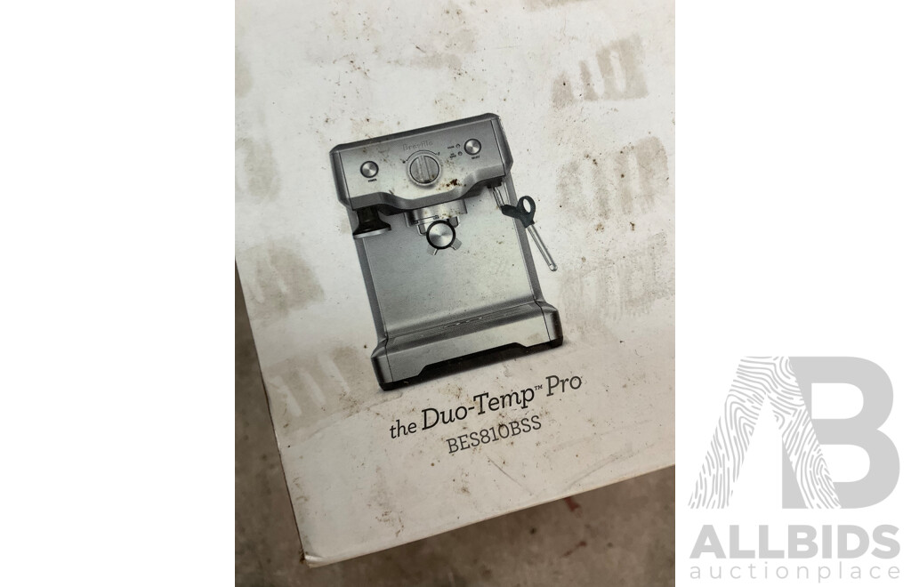BREVILLE the Duo-Temp Pro Coffee Machine (BES810BSS)