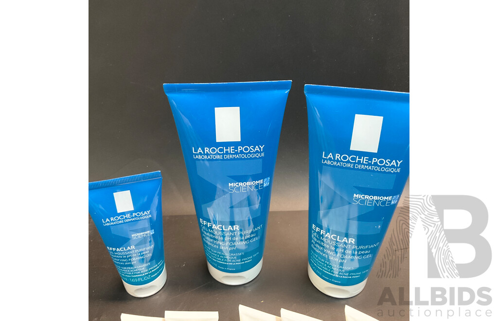 Assorted La Roche-Posay Facial Products - Lot of 9