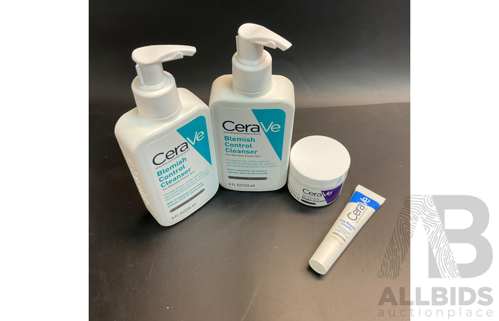 Assorted Skincare Products Included CeraVe, AZclear, Benzac and Luca's Papaw Ointment - Lot of 23