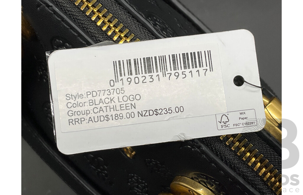 Cathleen Small Dome Satchel Handbag Branded GUESS