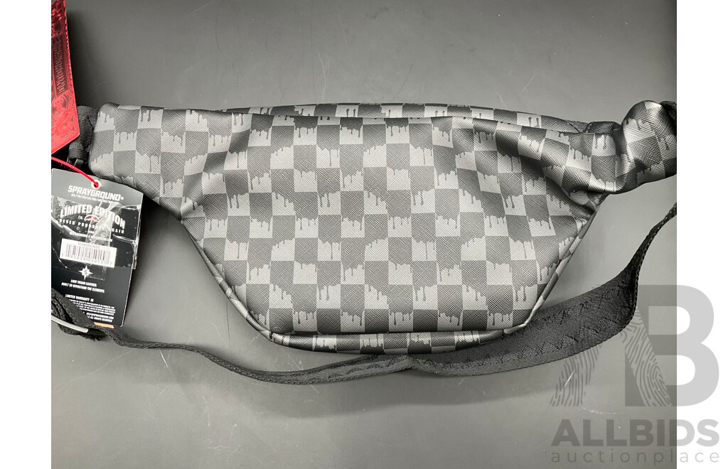 Hangover Drip Check Savvy Crossbody Branded SPRAYGROUND