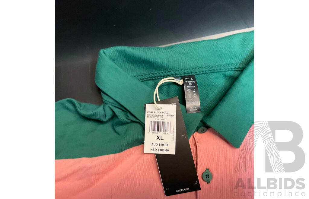 Puma, Nike, Adidas Men's Apparel - Size XL - Lot of 5