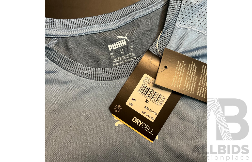 Puma, Nike, Adidas Men's Apparel - Size XL - Lot of 5