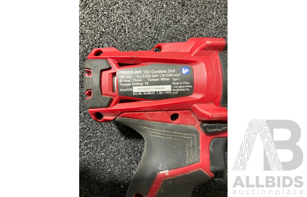 MAKITA 5.0Ah Battery, OZITO Battery Charger and Drill Driver and WIHA SlimBit Screwdriver  - Lot of 4