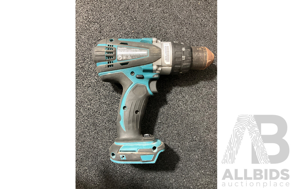 MAKITA 18V LXT Hammer Drill Driver (DHP458) with 3.0Ah Battery - Lot of 2