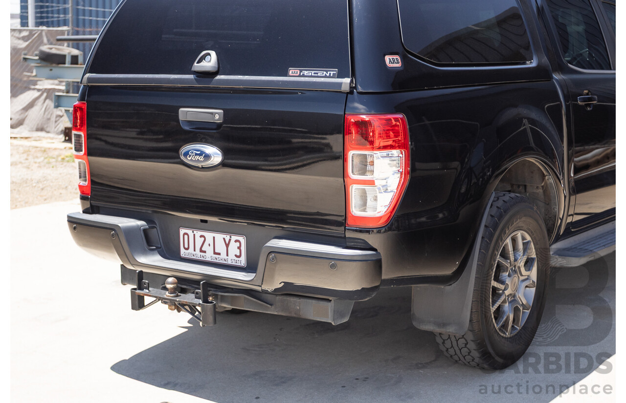 04/2017 Ford Ranger FX4 3.2 (4x4) PX MKII MY17 UPDATE Dual Cab Utility Shadow Black Turbo Diesel 3.2L