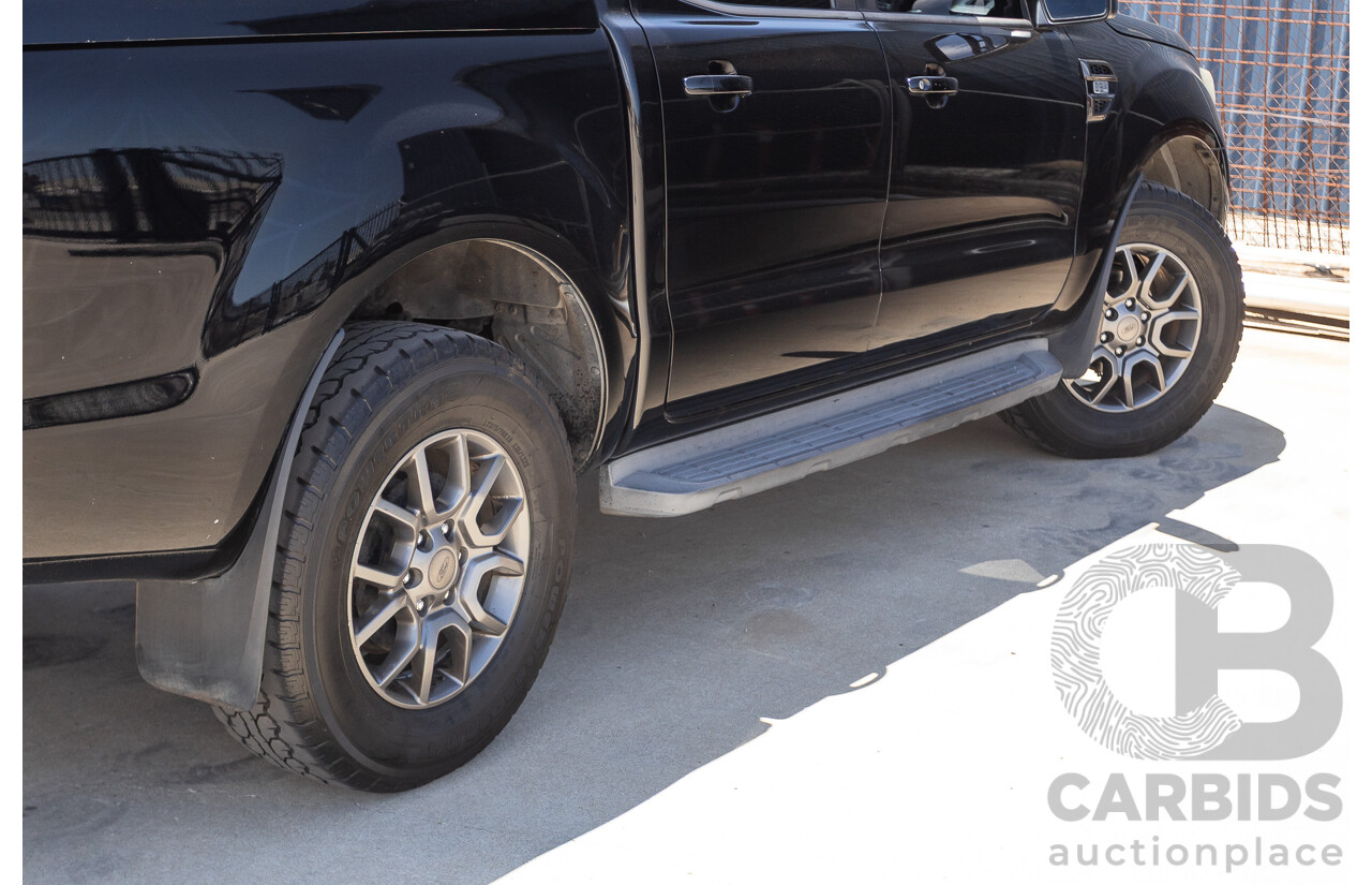 04/2017 Ford Ranger FX4 3.2 (4x4) PX MKII MY17 UPDATE Dual Cab Utility Shadow Black Turbo Diesel 3.2L