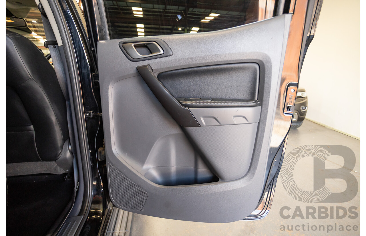 04/2017 Ford Ranger FX4 3.2 (4x4) PX MKII MY17 UPDATE Dual Cab Utility Shadow Black Turbo Diesel 3.2L