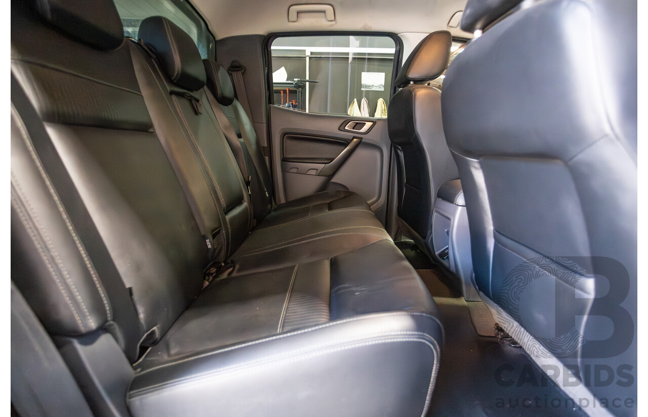 04/2017 Ford Ranger FX4 3.2 (4x4) PX MKII MY17 UPDATE Dual Cab Utility Shadow Black Turbo Diesel 3.2L